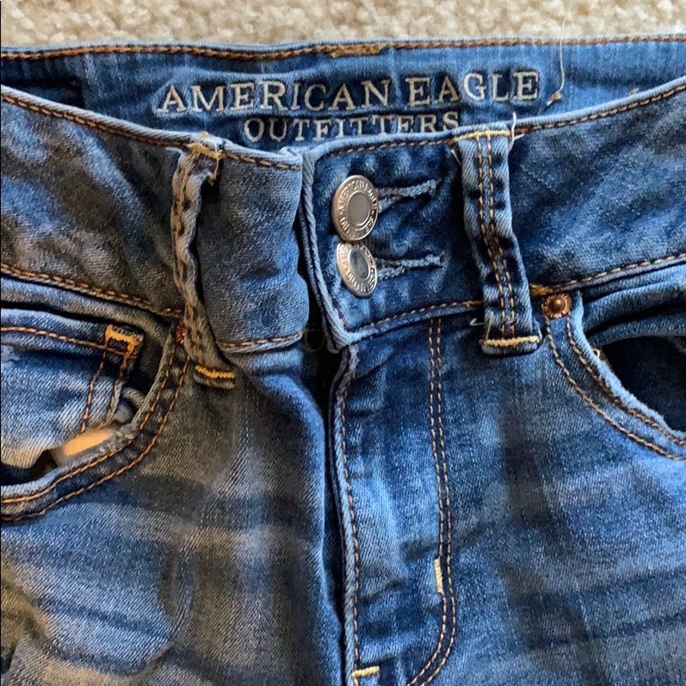 artist crop AE jeans